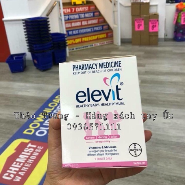 Combo ELVIT + DHA cho bà bầu