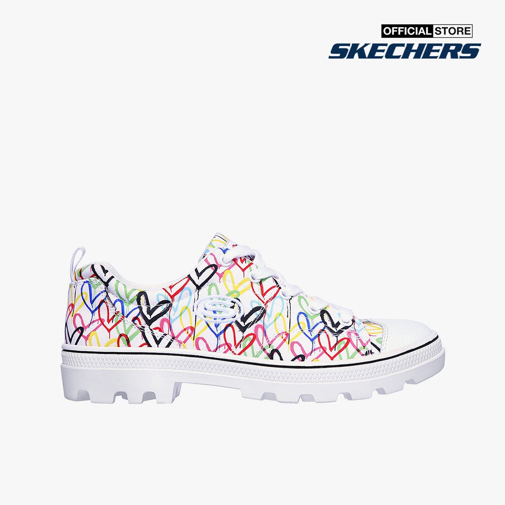 SKECHERS Giày sneaker nữ SkechersJGoldcrown Roadies Hashtag Love 155505-WMLT