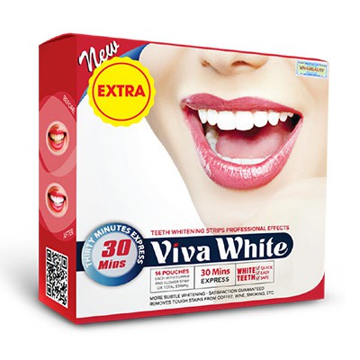 Miếng Dán Làm Trắng Răng Viva White