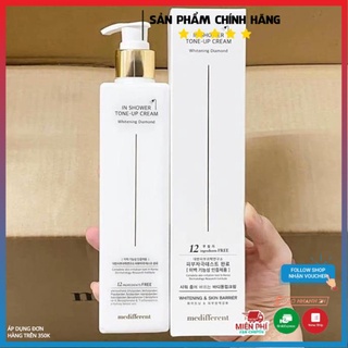 Sữa tắm truyền trắng medifferent in shower tone-up cream hàn quốc - sữa tắm ủ trắng, bật tông, săn chắc da 300ml