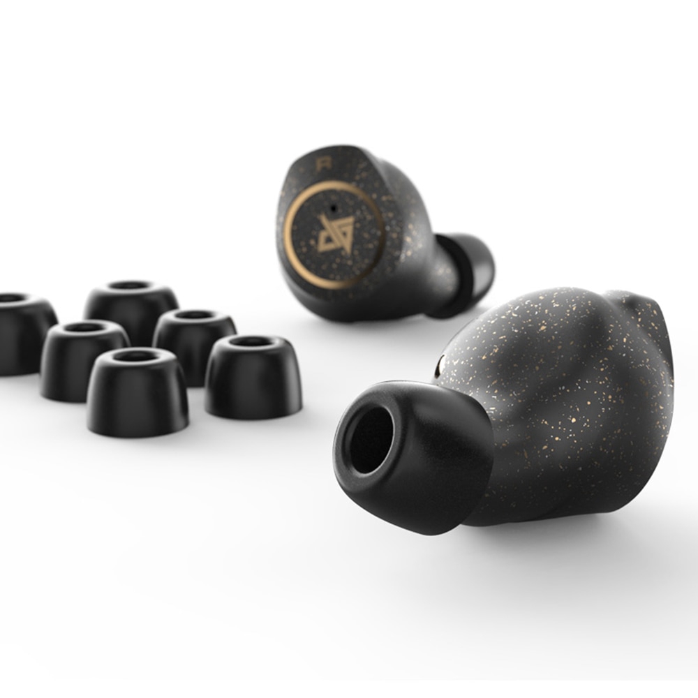 Auglamour AT-200 TWS 6mm Micro Dynamic Driver Wireless Earbuds, Bluetooth 5.0 Built-in Mic with Noise Reduction