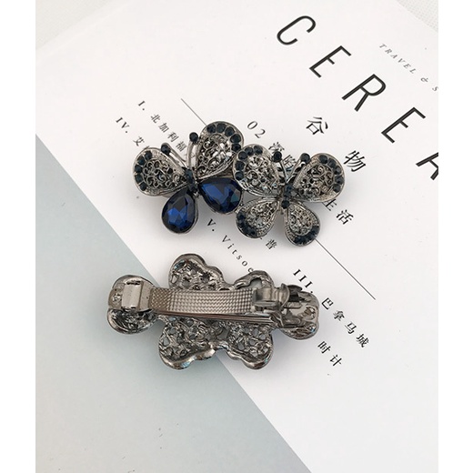 (MớI) Kẹp TóC HìNh Nơ ĐíNh Kim Cương Giả ThờI Trang Cho Nữ