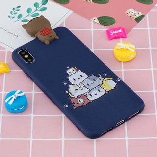 For iPhone XR X Xs Max Cute Soft Silicon Phone Case