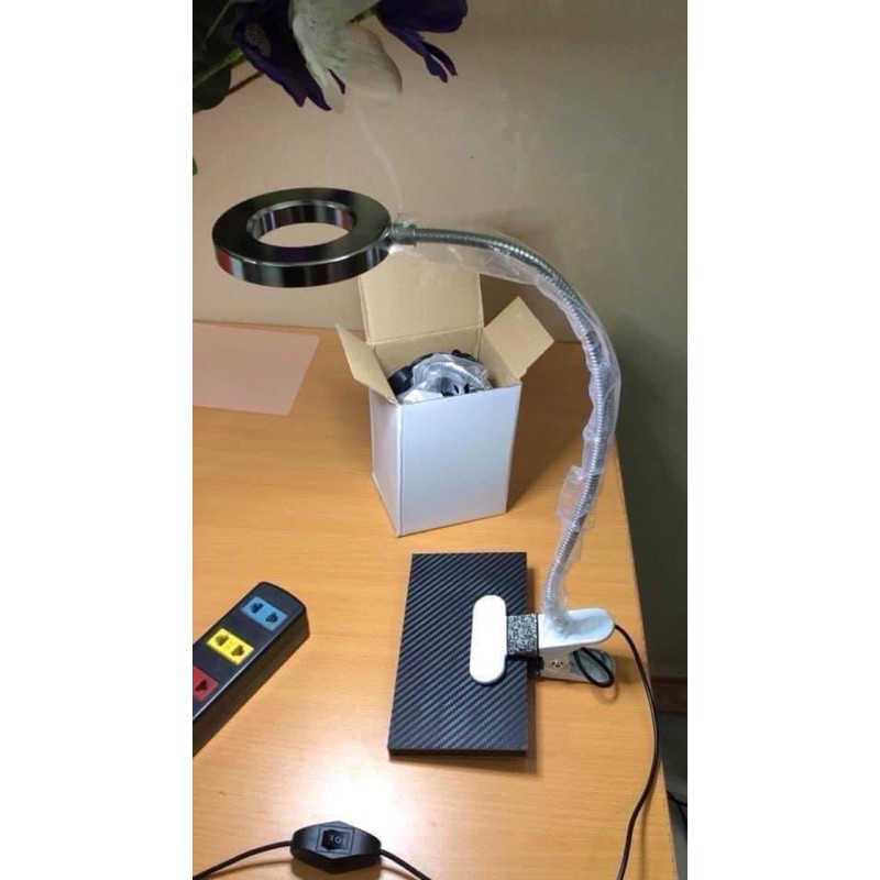 Đèn kẹp mini siêu sáng dùng trong phun xăm , nail, học tập DCPX