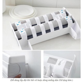 Giá cắt màng bọc thực phẩm đựng đồ đa năng