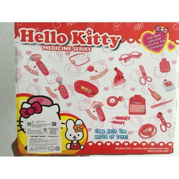 Bộ Đồ Chơi Bác Sĩ Hello Kitty Cho Bé Gái