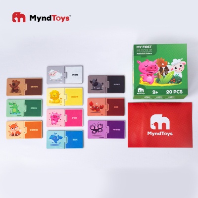 Đồ Chơi Xếp Hình MyndToys My First Puzzle - Animals and Colors (Chủ Đề Động Vật) Dành Cho Các Bé Trên 2 Tuổi