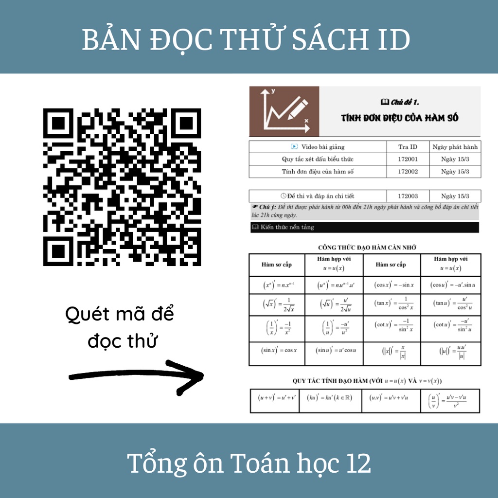 Sách tổng ôn toán học lớp 12 ôn thi thpt quốc gia và luyện thi đánh giá năng lực bản mới nhất | BigBuy360 - bigbuy360.vn