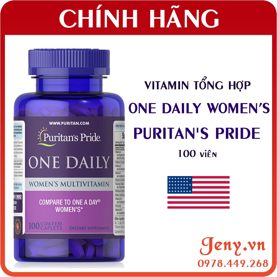 Vitamin Tổng Hợp One Daily Women’s Puritan’s Pride