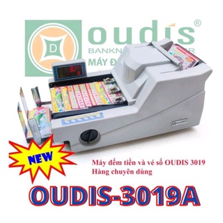Máy đếm vé số oudis 3019A chuyên đếm tiền giấy,  đếm số lượng tờ bảo hành 18 tháng tặng đèn soi UV