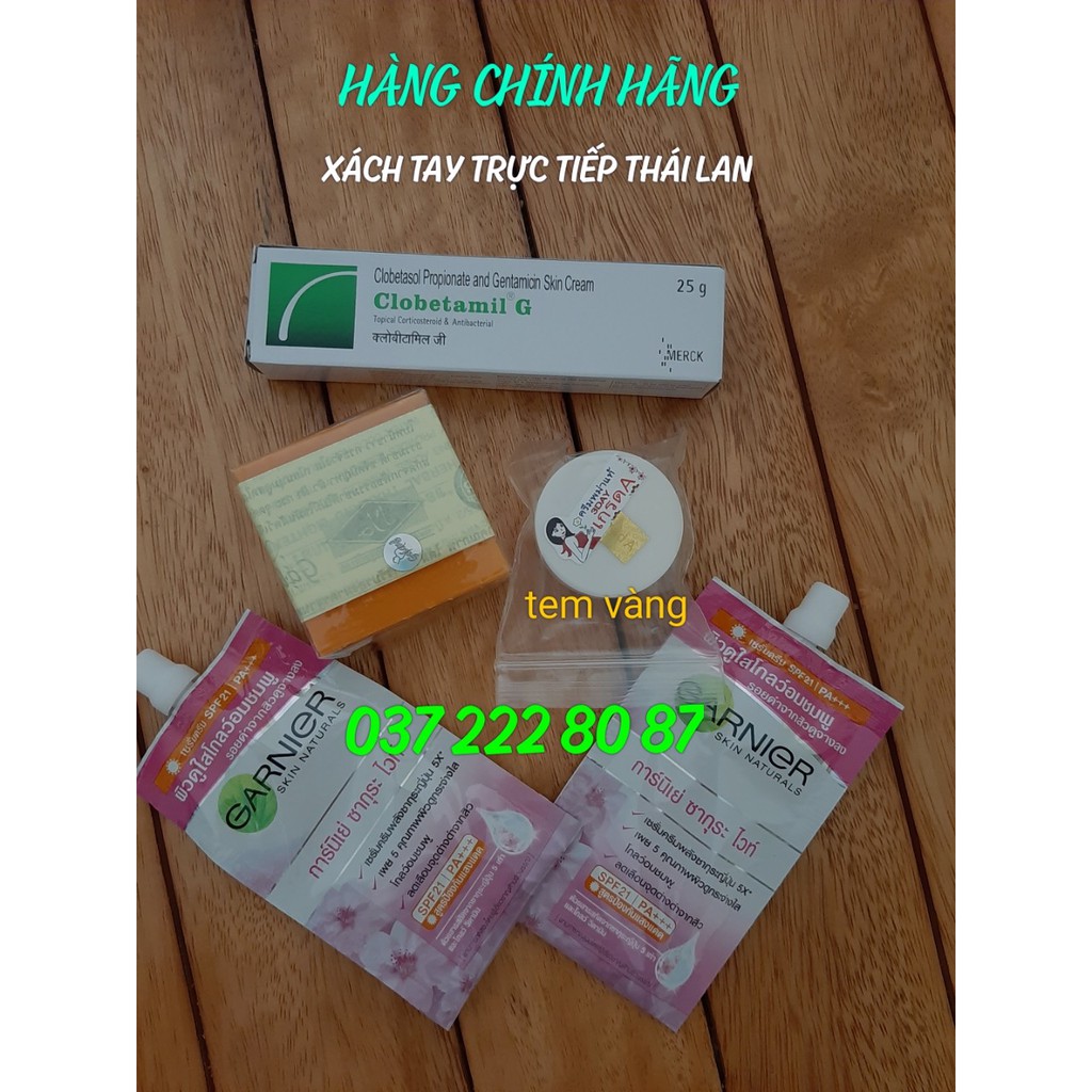 Kem nám clobetamil g ( hàng chuẩn, đầy đủ 3 day tem vàng )