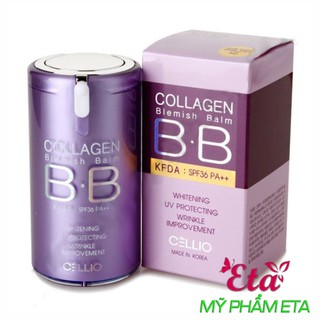 Kem nền hàn quốc cellio bb collagen cream trang điểm hoàn hảo cho mọi loại da