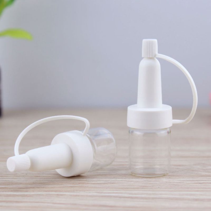 Lọ Thủy Tinh Rỗng Trong Suốt Có Thể Đổ Đầy 3 5 10 15ML Đựng Mỹ Phẩm