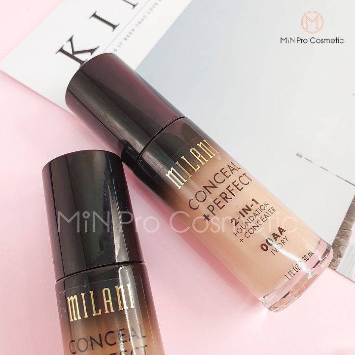 Kem nền Milani Conceal + Perfect 2in1 Foundation + Concealer 30ml | BigBuy360 - bigbuy360.vn