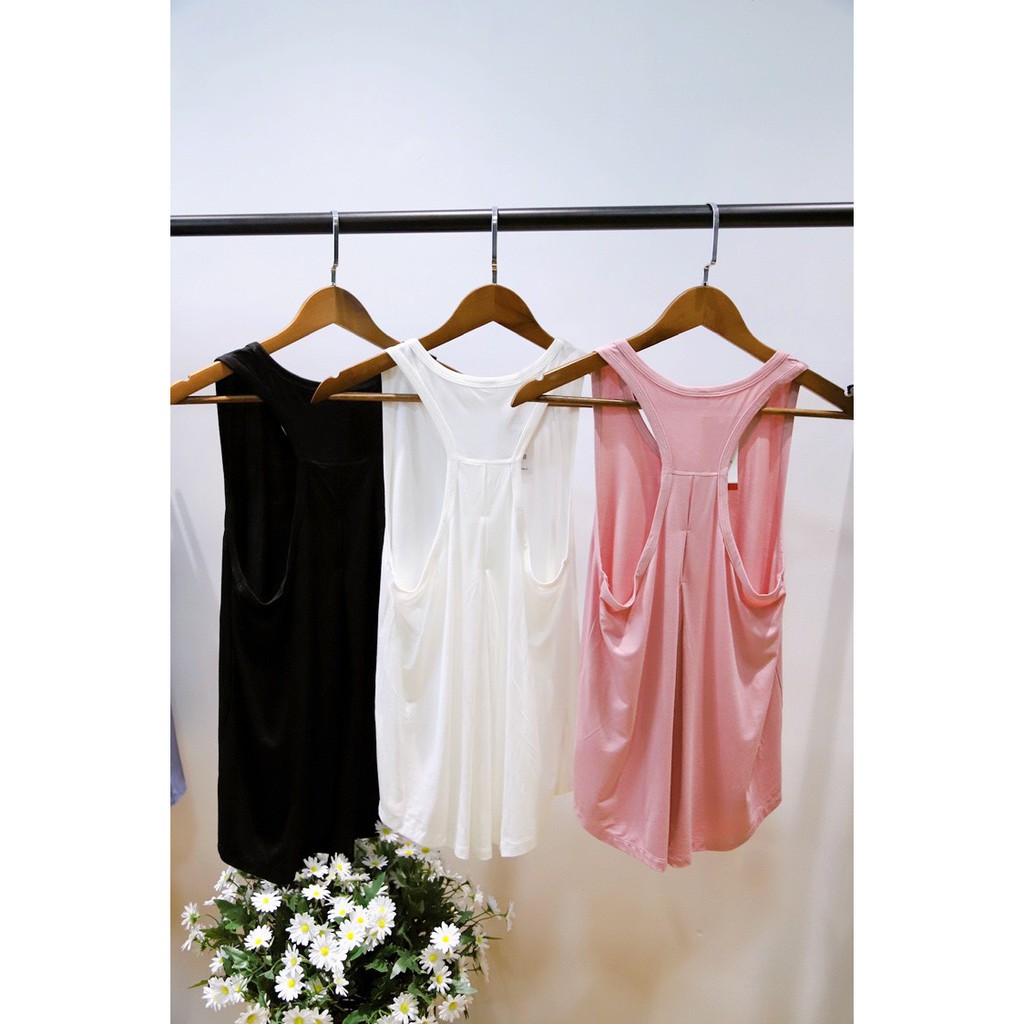 Áo tank ba lỗ tập gym yoga chất co giãn mềm mát PT193