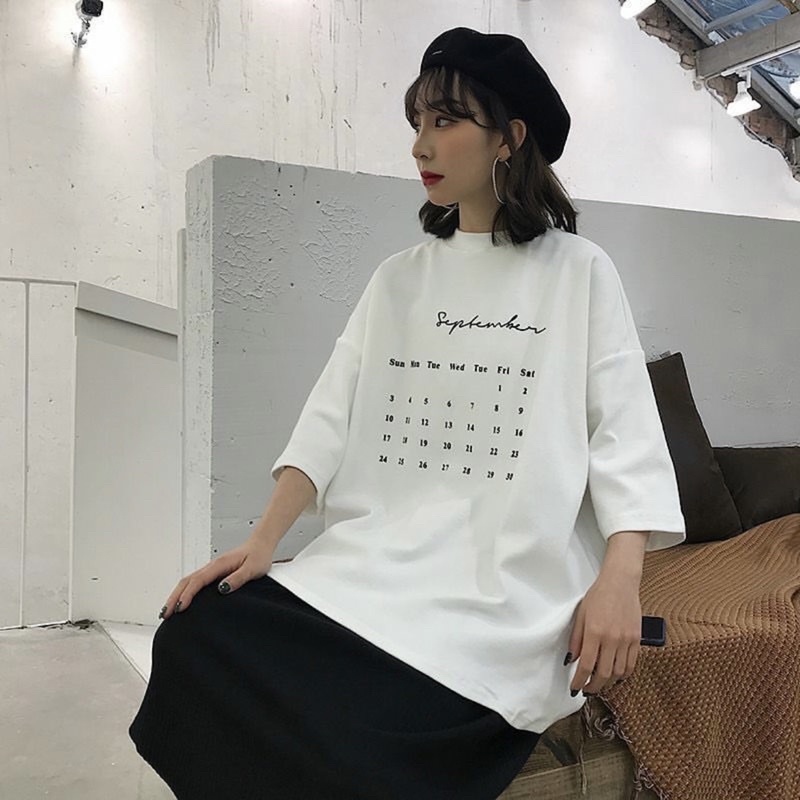 Áo thun SEPTEMBER - Tháng 9 / Áo tay lỡ nam nữ UNISEX | BigBuy360 - bigbuy360.vn