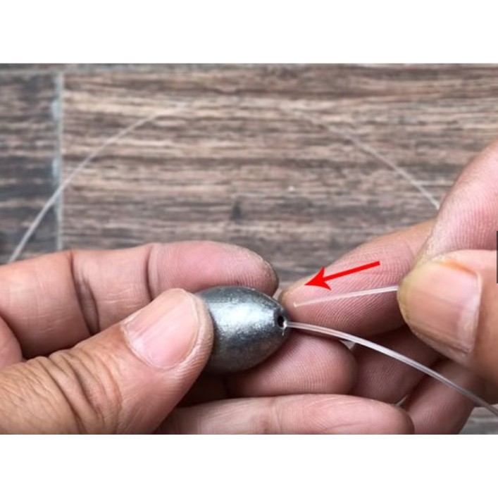 chì câu cá xuyên tâm đủ size
