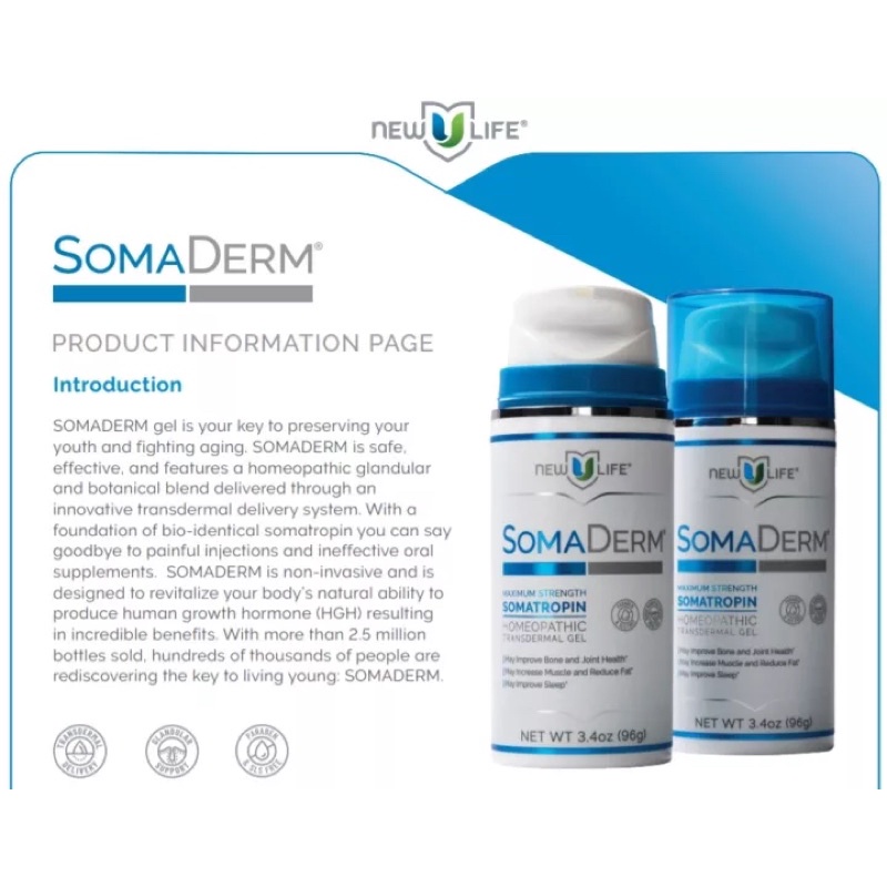 Somaderm Gel New U Life Thần Dược Cho Xương khớp Thực phẩm chức năng