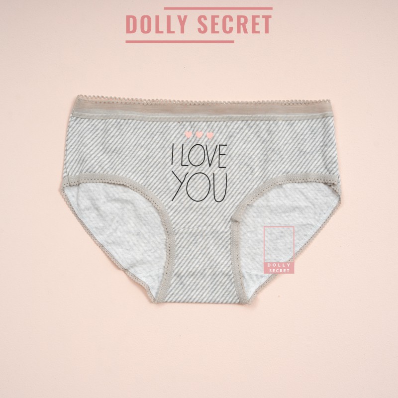 [Mã WASTDEP giảm 5K đơn bất kì] Quần lót nữ cotton Nhật kháng khuẩn họa tiết đáng yêu dễ thương DOLLY SECRET QL013 | BigBuy360 - bigbuy360.vn