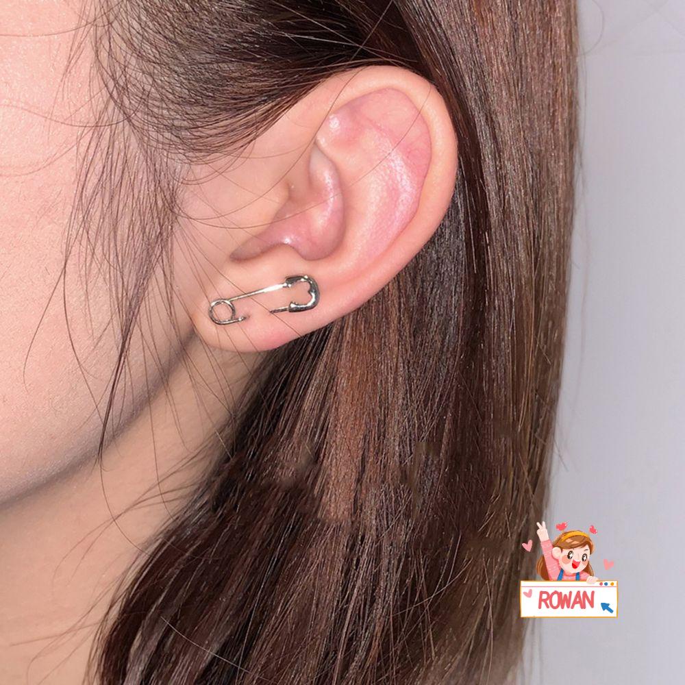 Bông Tai Mạ Bạc 925 Hình Kẹp Giấy Sáng Tạo Cho Cặp Đôi