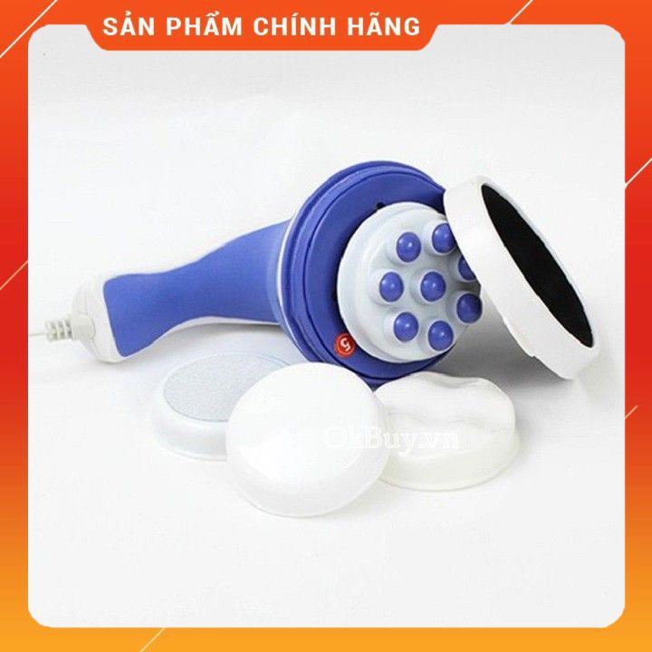 Máy mát xa cầm tay - Máy massage trị liệu đau nhức toàn thân 5 đầu Relax and t