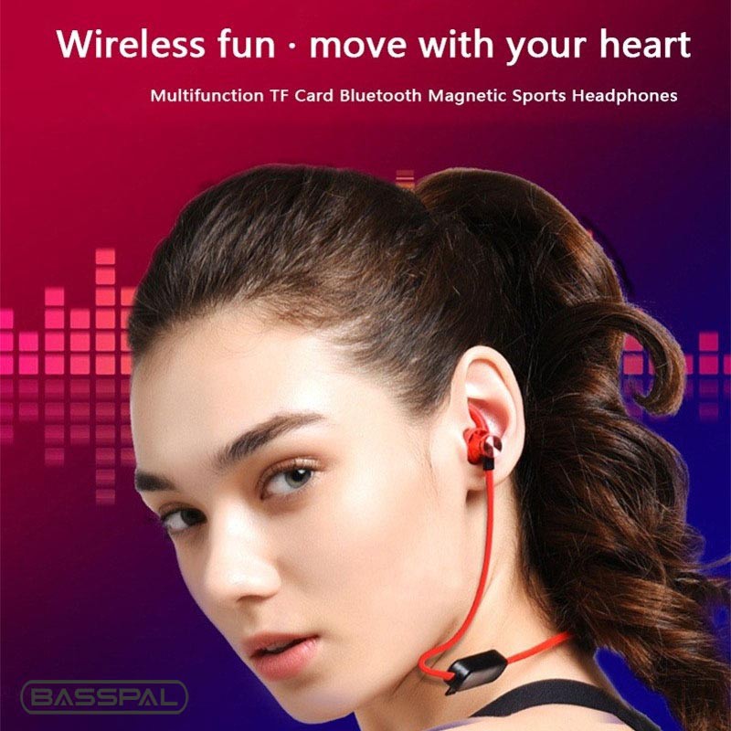 Tai nghe Basspal XT22 bluetooth không dây có micro hỗ trợ thẻ TF