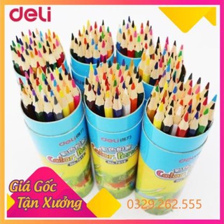 (Siêu Sale)  (chính hãng 36 mầu) Bút chì màu Deli loại đẹp hàng công ty (12 màu/ 18 màu/ 24 màu/ 36 màu )