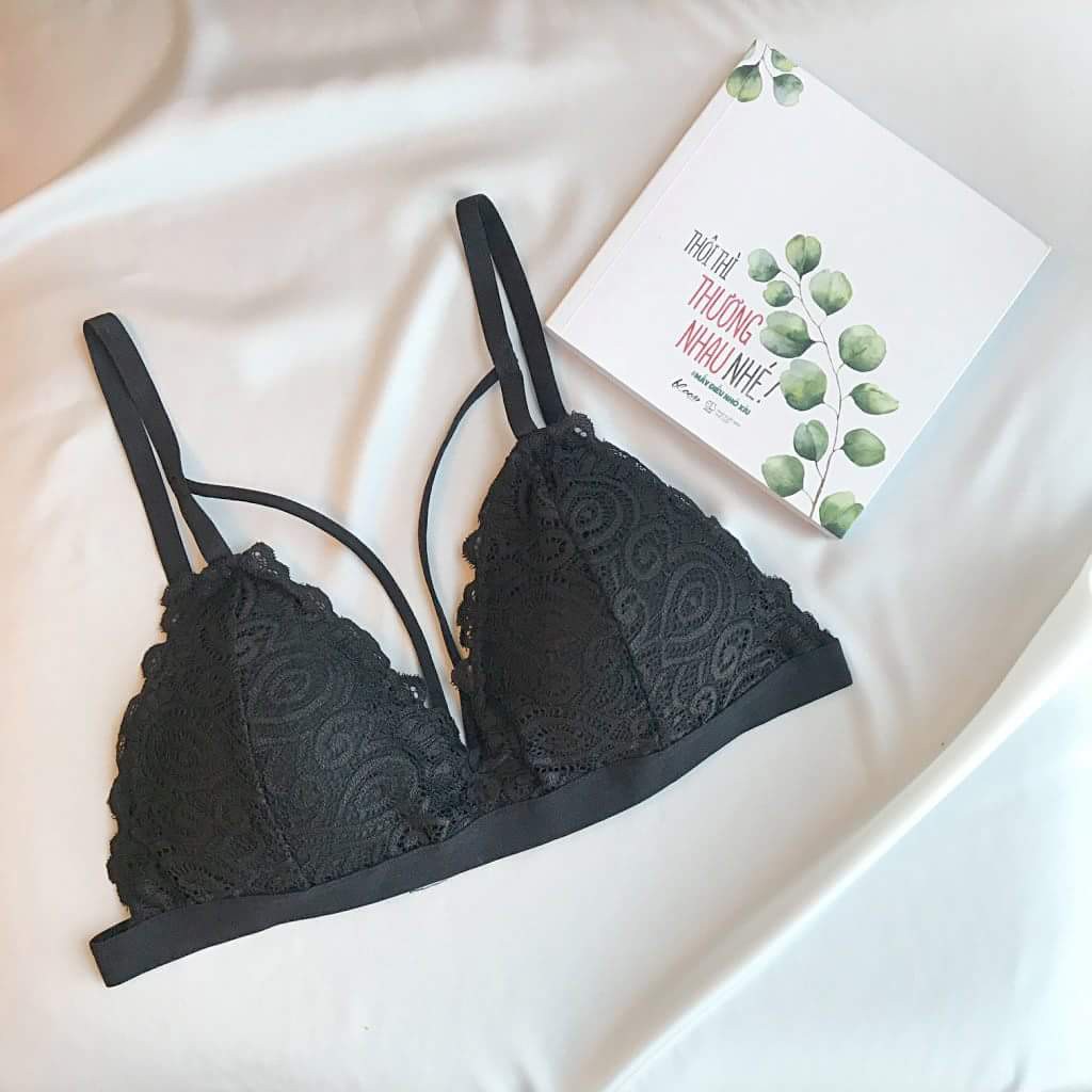 ÁO BRALETTE CHỮ V NGỰC MẶC KẾT HỢP ÁO TRỄ CỔ