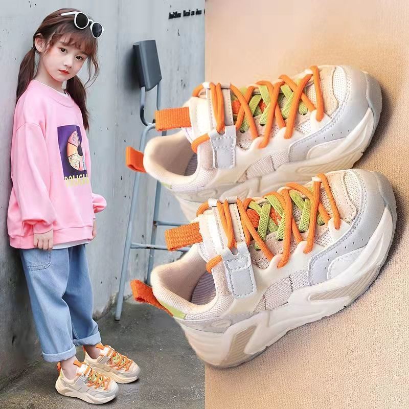Giày Thể Thao Đế Mềm Chống Trượt Thoáng Khí Thời Trang Cho Trẻ Em