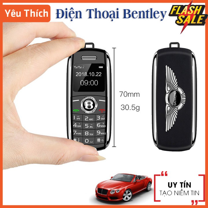 Điện Thoại Siêu Nhỏ Bently Bv8 - 2 Sim - Thay Đổi Giọng Nói Đẳng Cấp