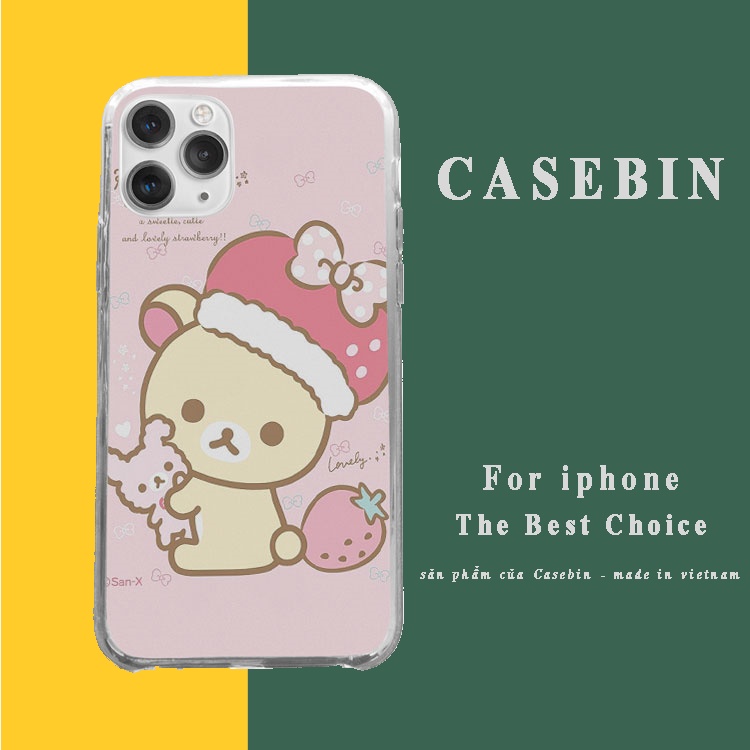 Ốp lưng iphone gấu panda nâu Bea Iphone 7/7Plus/8/8Plus/X/Xs/Xs Max/11/11 Promax/12/13 Promax RILPOD20211163