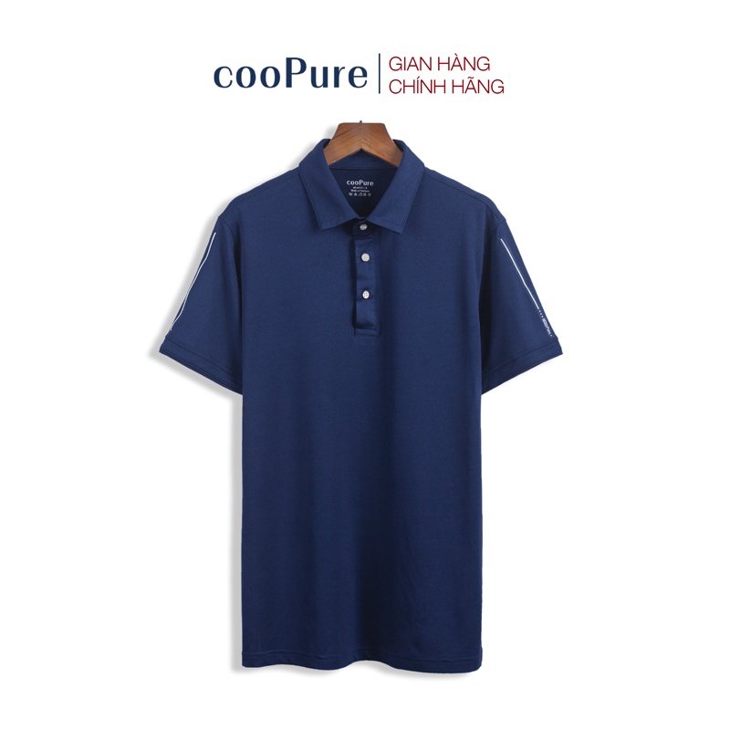 Áo thun polo nam cooPure dòng active, chất vải rayon mát mịn, thiết kế đường phản quang tinh tế NO.2773 (3 màu)