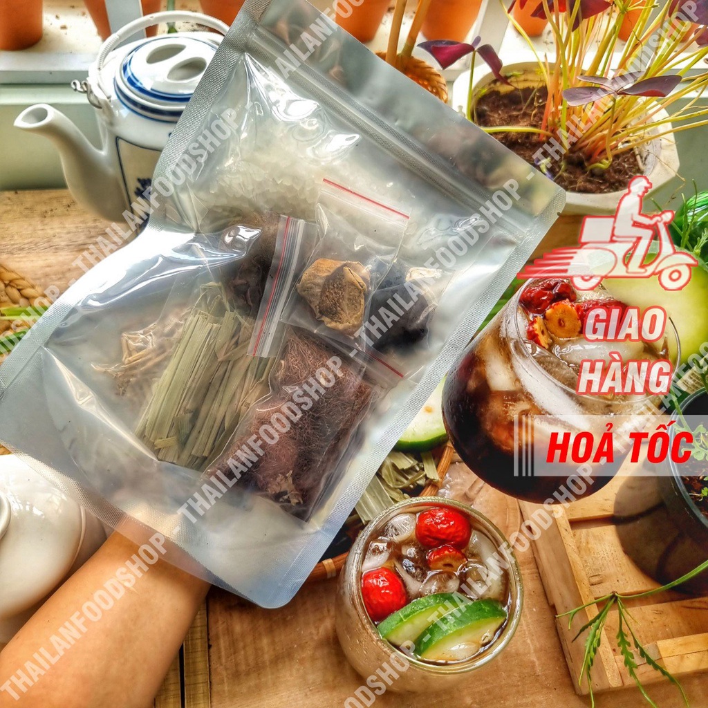 Set Nguyên Liệu Nấu Sâm - Nước Sâm Giải Nhiệt -  Chè Dưỡng Nhan