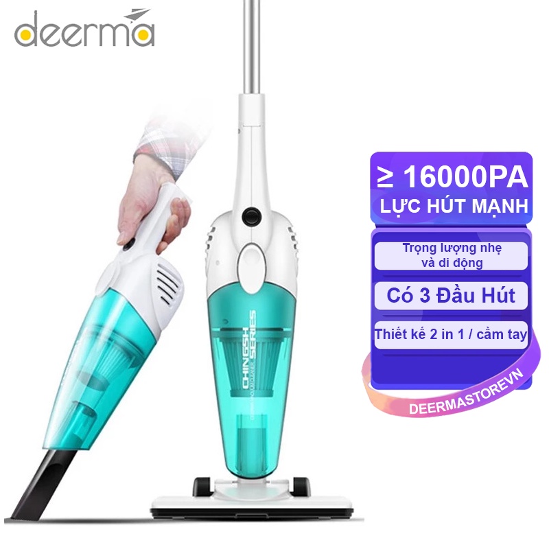 Máy Hút Bụi Cầm Tay DEERMA DX118C/DX128C - Chọn Bảo Hành 24 Tháng Sẽ Tặng Thêm Lõi Lọc