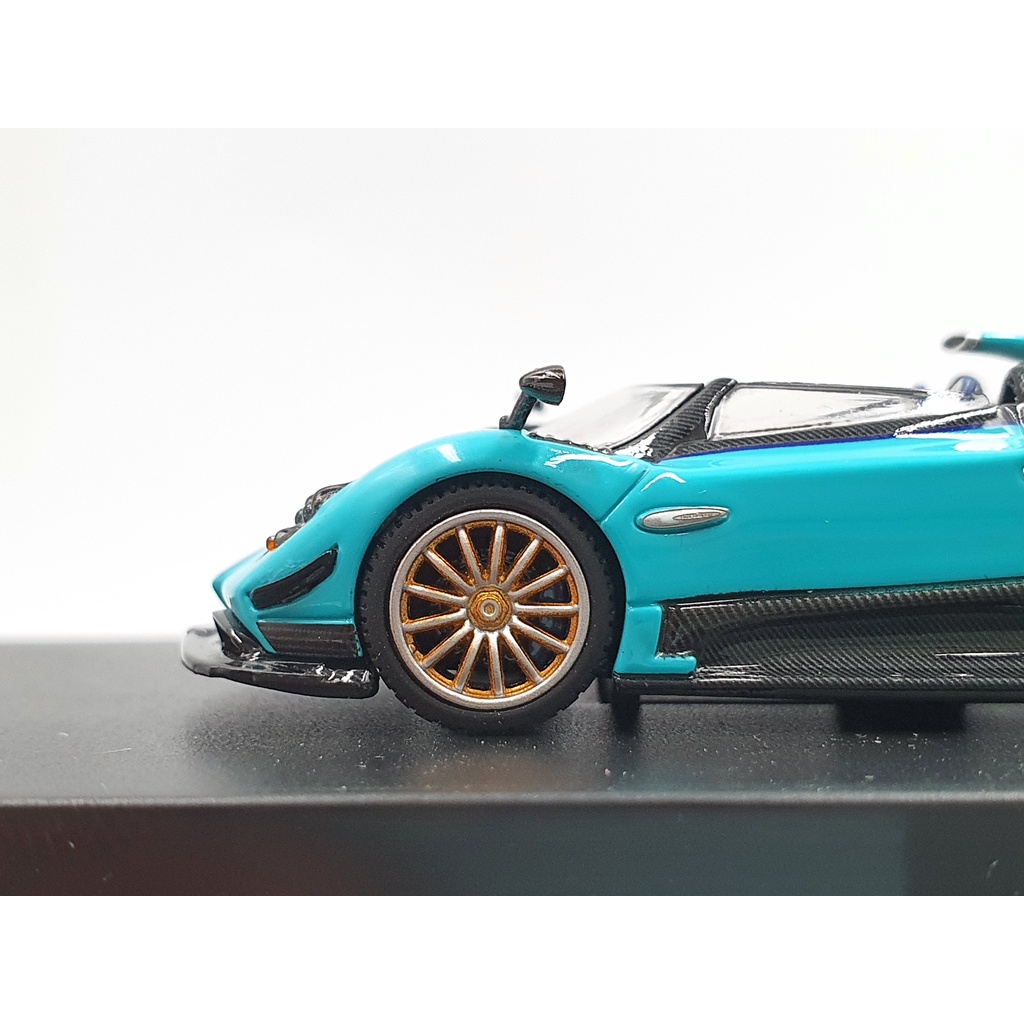 Xe Mô Hình Pagani Zonda 1:64 LCD Models ( Xanh Ngọc )