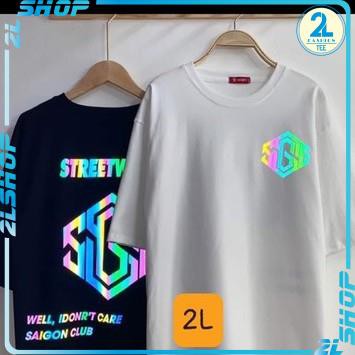 Áo thun unisex streetwear phản quang 7 màu - áo phông unisex nam nữ phản quang form rộng tay lỡ chất đeph