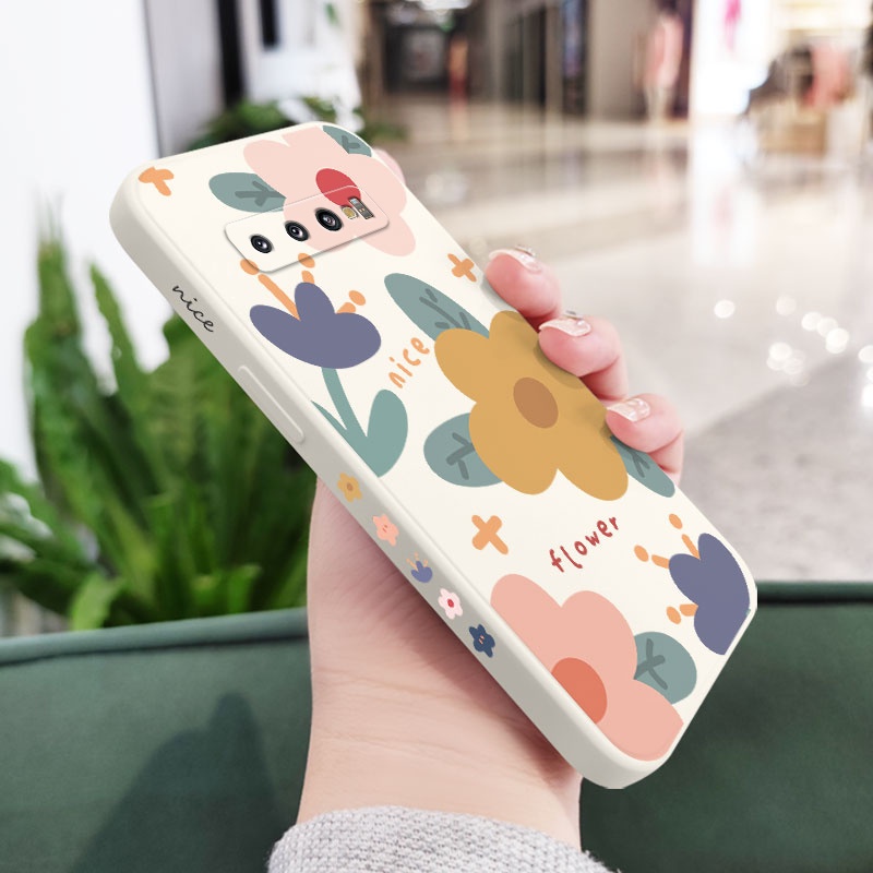 Ốp Điện Thoại Mềm Hình Hoa Hướng Dương Sáng Tạo Cho Samsung Galaxy S10 S10E Plus S9 Plus
