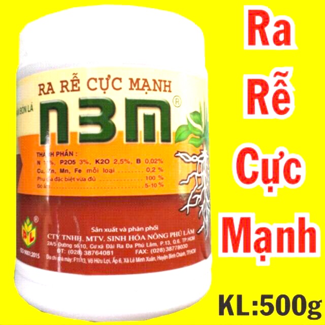 Phân bón siêu kích ra rễ cực mạnh N3M 100-500gr (kích rễ, kích mầm hạt giống, giâm chiết cành)