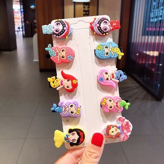 {Đủ Mẫu} Set 10 kẹp tóc mái đáng yêu cho bé yêu (Hàng thật y hình)