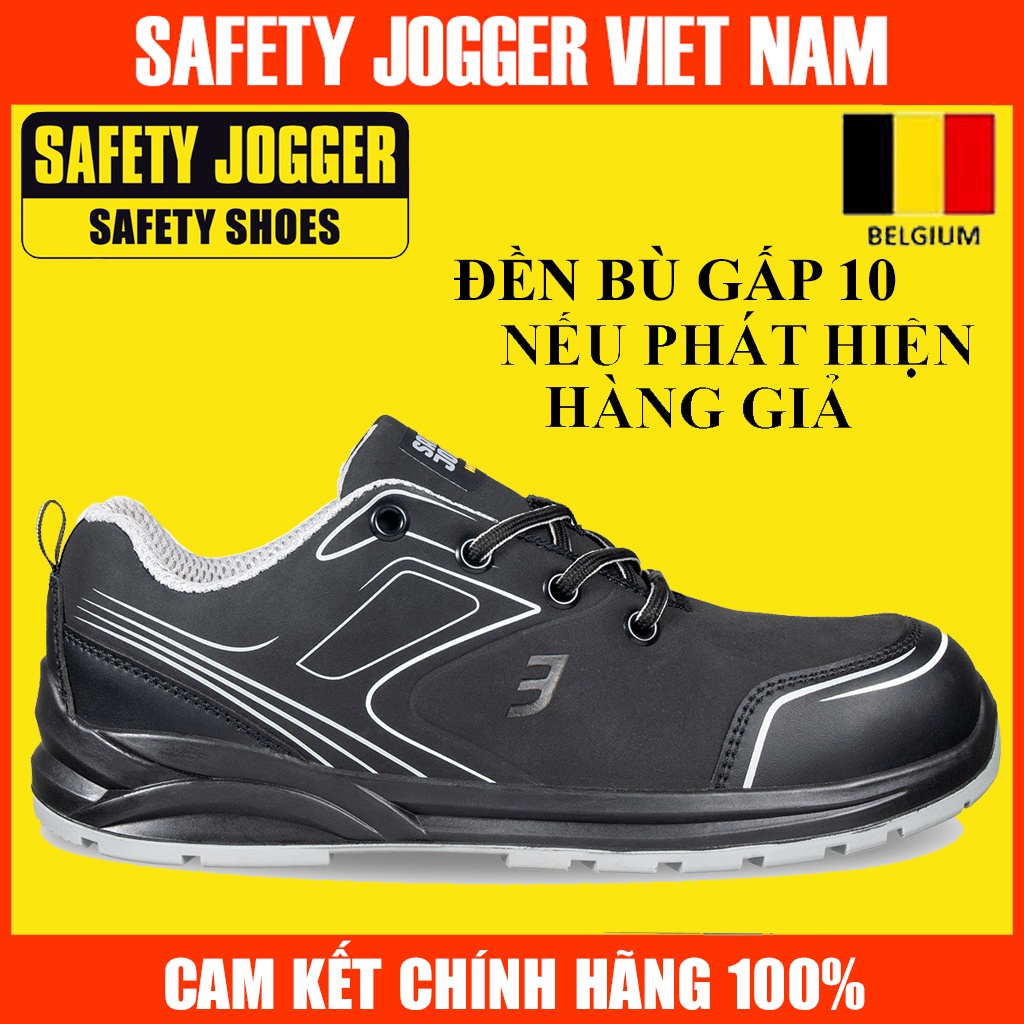 Giày Bảo Hộ Lao Động Safety Jogger Cador S3 Low, Chống Trơn Trượt Đâm Xuyên, Trọng lượng Nhẹ
