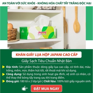 KHĂN GIẤY LỤA HỘP JANPANI CAO CẤP