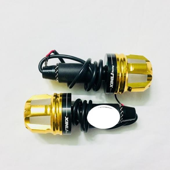 Gù tay lái đèn Led 5 cạnh gắn các loại xe máy,moto,pkl - STN