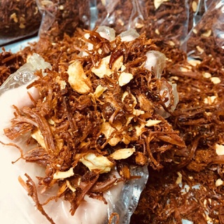 Heo khô cháy tỏi homemade 500gr