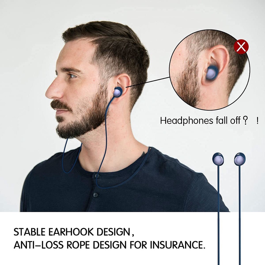 Dây đeo tai nghe không dây bằng silicone 85cm chống thất lạc cho Samsung galaxy buds pro