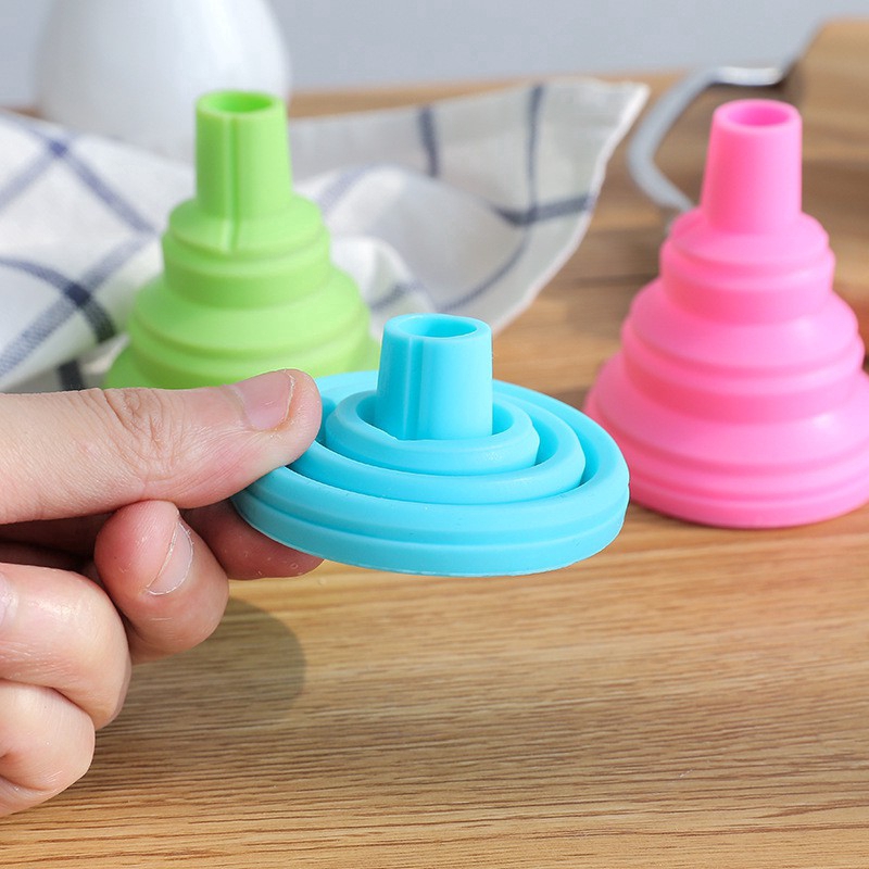 Phễu silicone Đa Năng Thiết Kế Cổ Dài Gấp Gọn Tiện Lợi