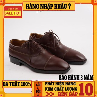[DA THẬT NGUYÊN MIẾNG] Giày tây nam Oxford/Giày da bò thật Rainbow RBMLS 007 - CÓ BẢO HÀNH