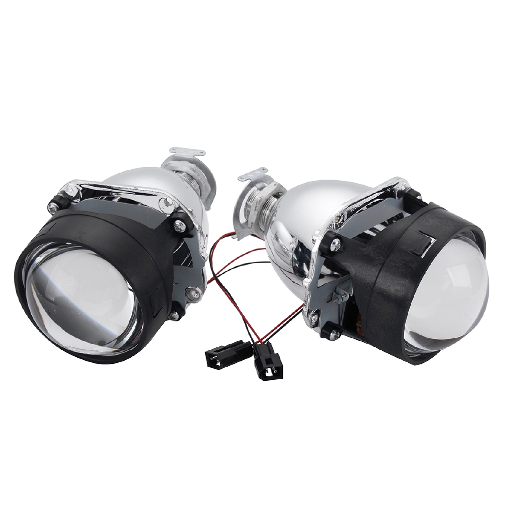 Bộ 2 ống đèn pha đèn pha 2.5'' HID Bi-Xenon cho xe hơi H1 h4 H7 H4