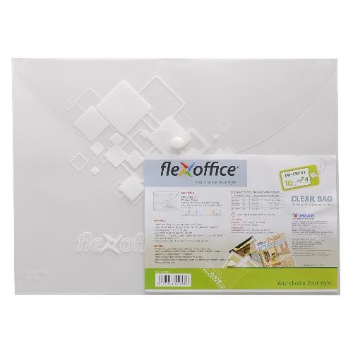 BÌA NÚT F4 FLEXOFFICE FO-CBF01 (5 chiếc)