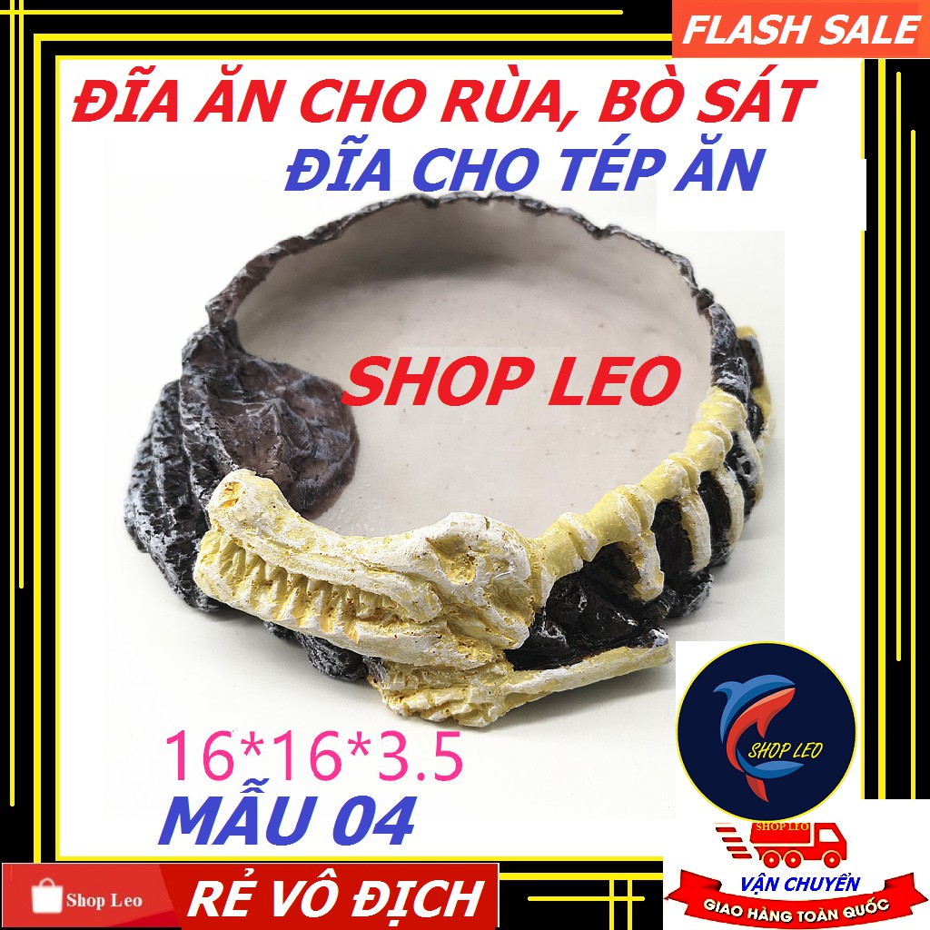 Đĩa đựng thức ăn cho rùa, bò sát - Đĩa cho tép ăn -  khay đựng thức ăn tép, cá thủy sinh