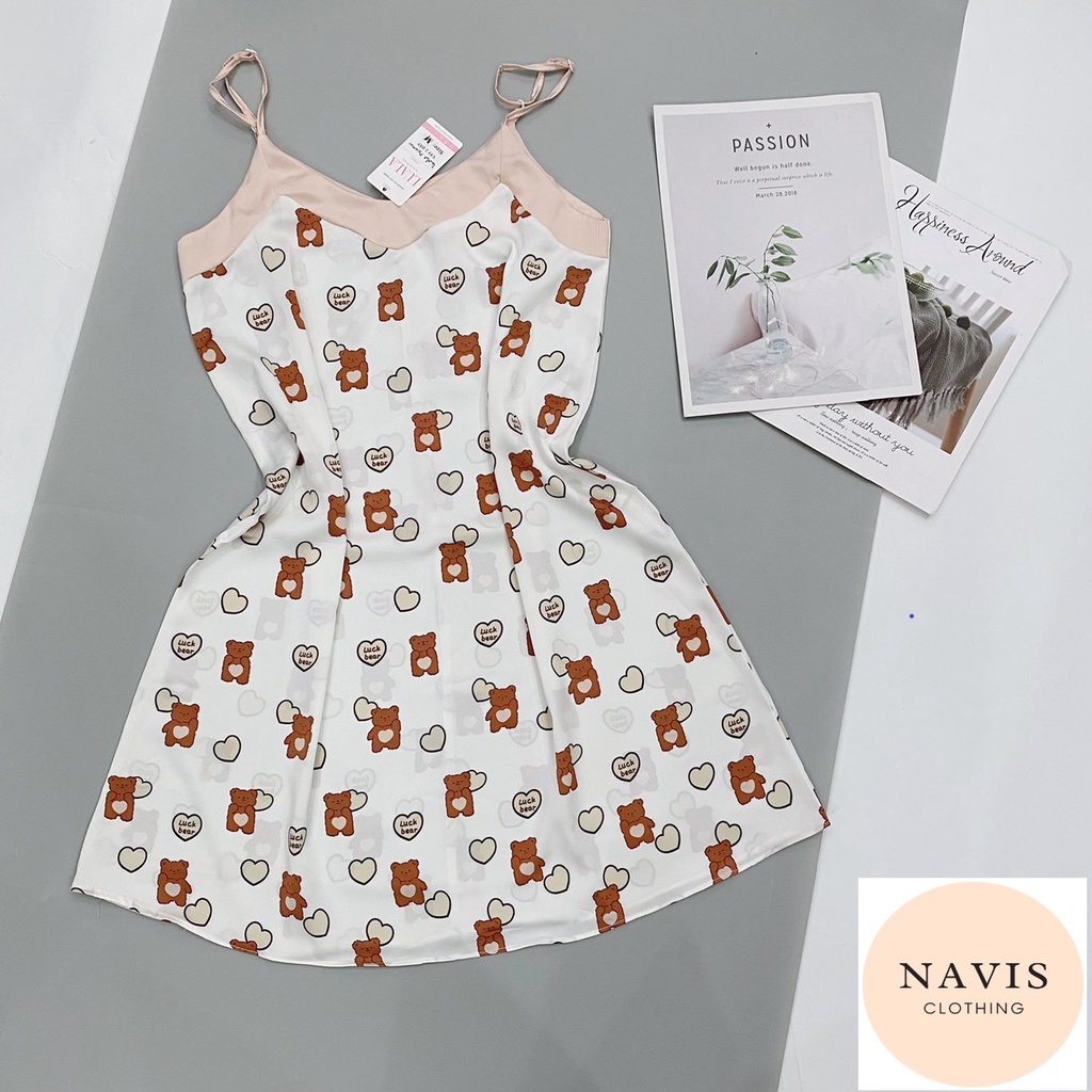 [XẢ KHO] Pijama Váy Lụa Latin Mẫu Mới 2021 | BigBuy360 - bigbuy360.vn